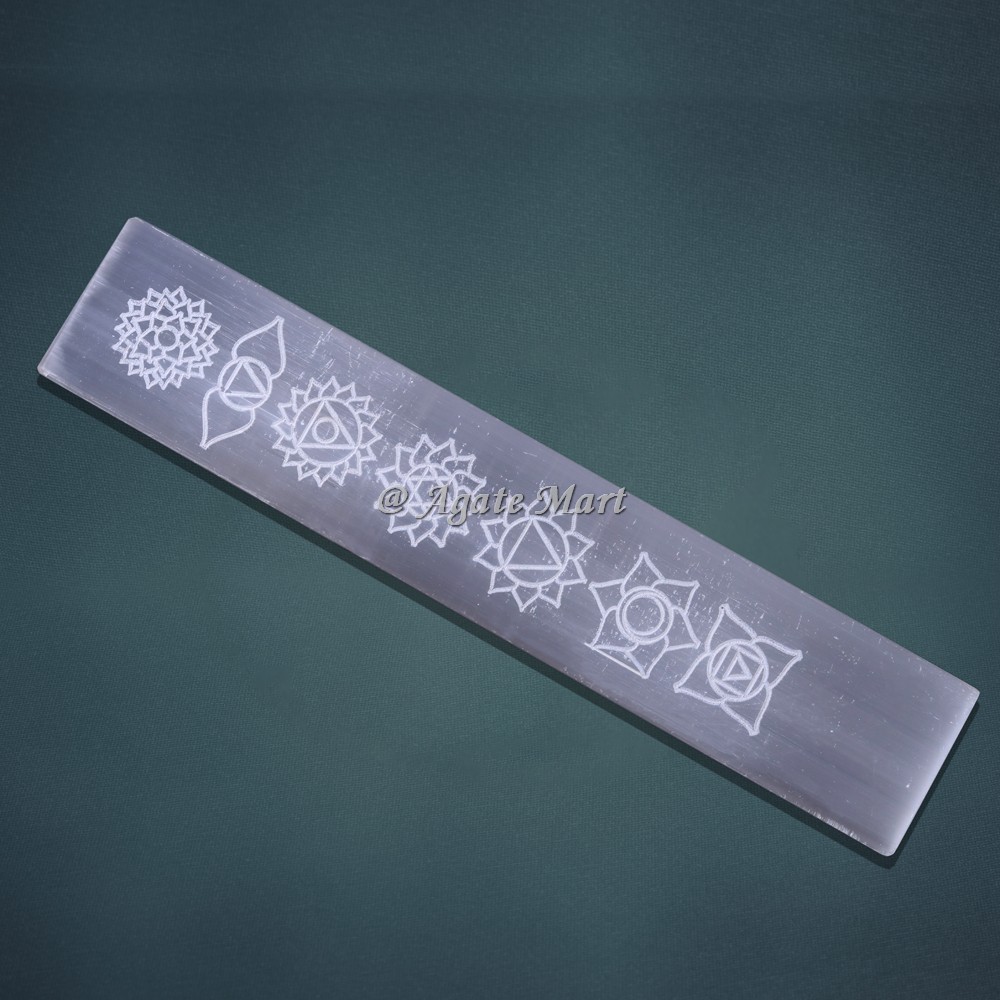 Engraved Selenite Wands - Wholesale Gemstones Agate Mart